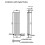 Anthracite Designer Radiator Vertical Oval Column Double Panel Rad 1800x480mm 9