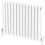 Designer Radiator Horizontal White Oval Column Rads Double Panel 600x780mm 6