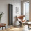 Anthracite Designer Radiator Vertical Oval Column Single Panel Rad 1800x480mm 3