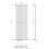 Anthracite Designer Radiator Vertical Oval Column Single Panel Rad 1800x600mm 7