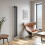 Anthracite Designer Radiator Vertical Oval Column Single Panel Rad 1800x240mm 3