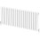 Designer Radiator Horizontal White Oval Column Rads Double Panel 600x1440mm 6