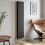 Anthracite Designer Radiator Vertical Oval Column Double Panel Rad 1600x360mm 2