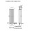 Anthracite Designer Radiator Vertical Oval Column Single Panel Rad 1800x480mm 8