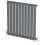 Horizontal Oval Column Designer Radiator Single Panel Rad Anthracite 600x600mm 6
