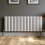 Designer Radiator Horizontal White Oval Column Rads Single Panel 600x1560mm 1