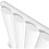White Designer Radiator Horizontal Oval Column Single Panel Rad 600x780mm NDT 5