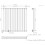 Horizontal Oval Column Designer Radiator Single Panel Rad Anthracite 600x600mm 7
