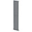 Anthracite Designer Radiator Vertical Oval Column Single Panel Rad 1800x360mm 6