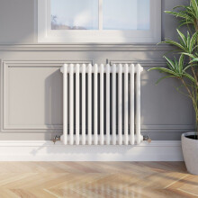 Traditional Colosseum Horizontal Triple Bar Column Radiator 600 x 605mm White