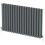 Anthracite Designer Radiator Horizontal Oval Column Double Panel Rad 600x1020mm 6