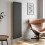 Anthracite Designer Radiator Vertical Oval Column Single Panel Rad 1600x480mm 2