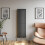 Anthracite Designer Radiator Vertical Oval Column Single Panel Rad 1600x480mm 4
