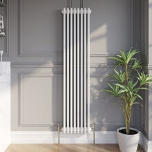 Traditional Vertical Colosseum Triple Bar Column Radiator White 1600x380mm