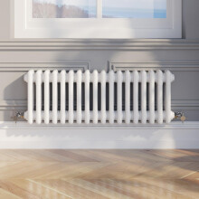 Traditional Colosseum Horizontal Triple Bar Column Radiator 300x830mm White