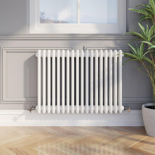 Traditional Colosseum Horizontal Triple Bar Column Radiator 600 x 830mm White