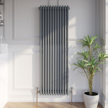 Traditional Vertical Colosseum Triple Bar Column Radiator Anthracite 1600x560mm