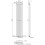 Designer Radiator Vertical White Oval Column Rads Single Panel 1800x360mm 7