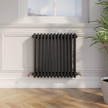 Traditional Colosseum Horizontal Triple Bar Column Radiator 600x605mm Black