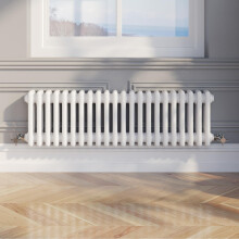 Traditional Colosseum Horizontal Triple Bar Column Radiator 300x1010mm White