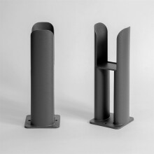Radiator Leg Supports for Horizontal Oval Double Bar Anthracite Finish