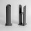 Radiator Leg Supports for Horizontal Oval Double Bar Anthracite Finish 1