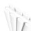 1800x360mm Designer Radiator Vertical White Oval Column Rads Double Panel Modern 5