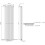 Designer Radiator Vertical White Oval Column Rads Double Panel 1800x480mm 7