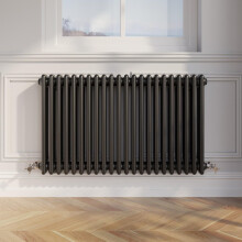 Traditional Colosseum Horizontal Triple Bar Column Radiator 600x1010mm Black
