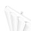 Designer Radiator Vertical White Oval Column Rads Single Panel 1800x480mm 5