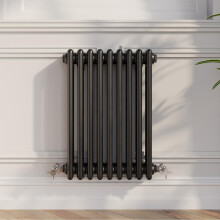 Traditional Colosseum Horizontal Triple Bar Column Radiator 600x425mm Black