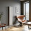 Designer Radiator Vertical White Oval Column Rads Double Panel 1600x360mm 3