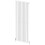 Designer Radiator Vertical White Oval Column Rads Double Panel 1600x600mm 6