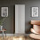 Designer Radiator Vertical White Oval Column Rads Single Panel 1800x600mm 4