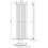 Designer Radiator Vertical White Oval Column Rads Single Panel 1600x480mm 6