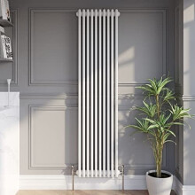 Traditional Colosseum Vertical Triple Bar Column Radiator 1800 x 470mm White