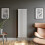 Designer Radiator Vertical White Oval Column Rads Single Panel 1600x480mm 3