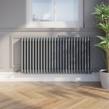 Traditional Colosseum Horizontal Triple Bar Column Radiator 600x1190 Anthracite