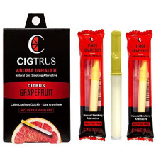 (Pack of 3, Lemon Grapefruit) Quit Smoking Aid Natural Cigtrus Craving Relief