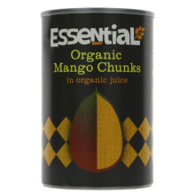 Essential Trading Mango Chunks in organic Juice 400g ( pack of 6 )