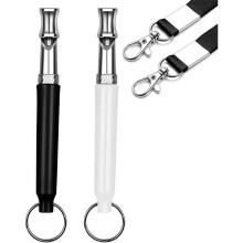 Dog Whistle, 2 Pack Professional Ultrasonic Dog Whistle to Stop Barking, Adjustable Ultrasonic Silent Dog Whistle Training to Stop Barking Control