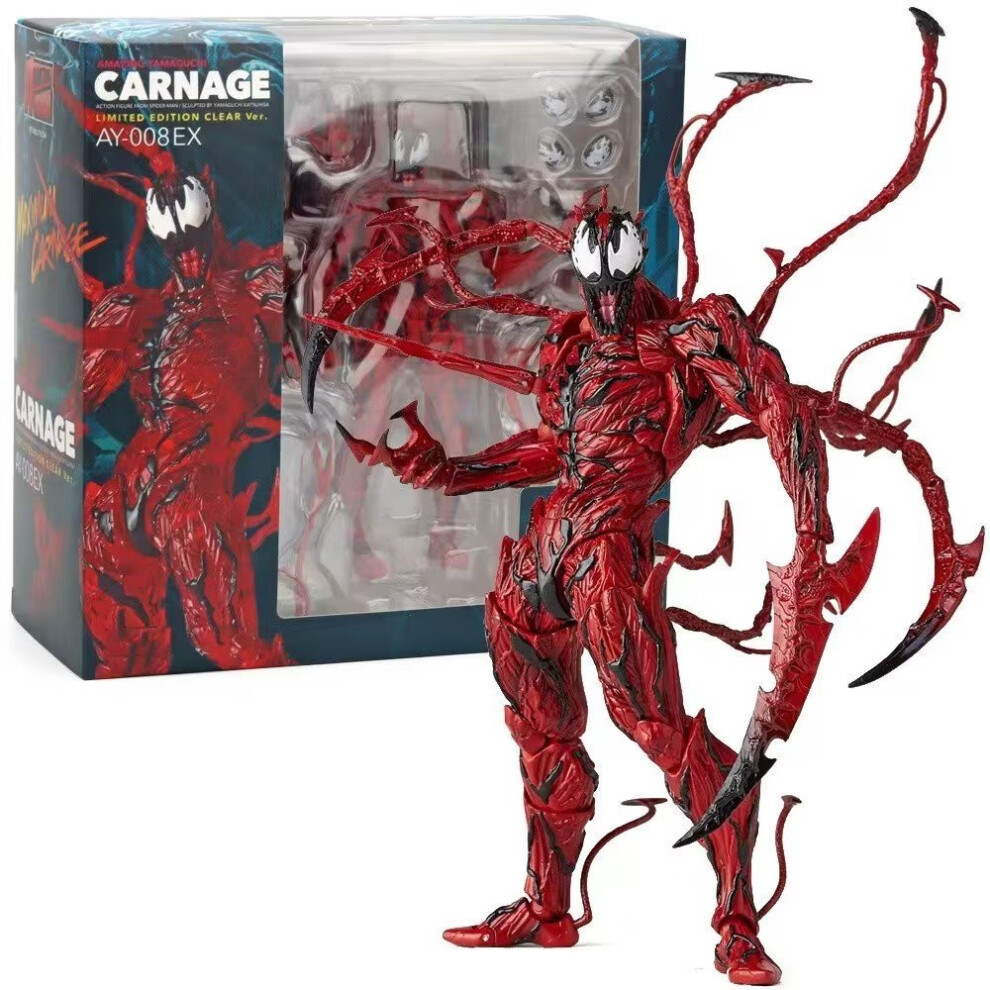 Rayches Action Figure,7 Inch Carnage Anime Action Pvc Figure Movable Characters Model Statue