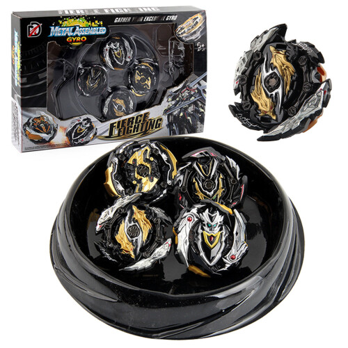 Gyroscope Set, Spinning Top with Launchers, Spinning Top 4pcs Set 1