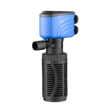 Fish Tank Filter, Silent Internal Aquarium Filter, Air Pump, Make Waves (4W-450L/H, Black)