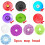 5 Replacement Mop Micro Head Refill for 360¡ã Spin Magic Mop 5