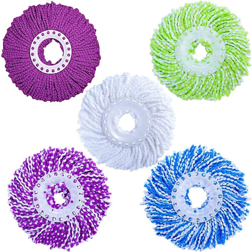 5 Replacement Mop Micro Head Refill for 360¡ã Spin Magic Mop 1