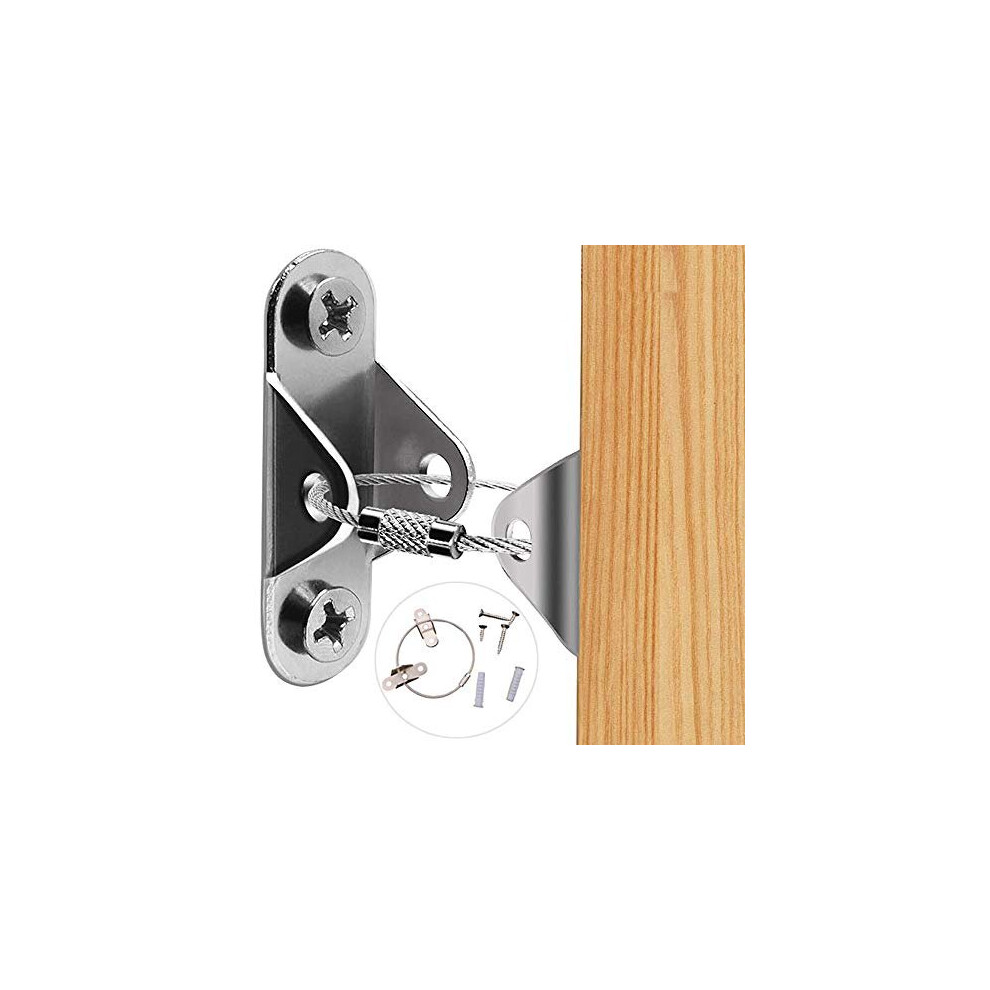 Yadong 6 Packs Anti-Tip Furniture Straps Kit, Safety Furniture Wall Anchors Kit