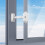 Adjustable Window Gap Size Baby Safety Window Restrictor, Childproof Window Safety Lock(White) 2
