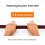 Elastic Band with Hook, 2M Long Adjustable Cord Set, 4 Pack Heavy Duty Flat Elastic Cords (Red) 4