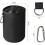 Peg Bag, Black Large Peg Bag with Closing Cord and Hanging Snap Hook 3